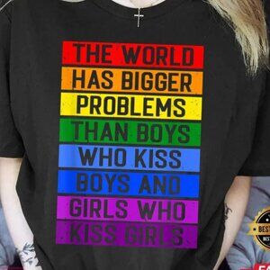 The World Has Bigger Problems Lgbt Community Gay Pride Month Shirt